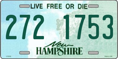 NH license plate 2721753