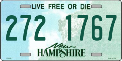 NH license plate 2721767