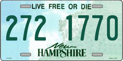 NH license plate 2721770