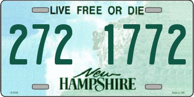 NH license plate 2721772