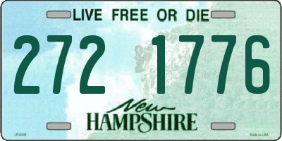 NH license plate 2721776