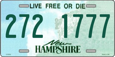 NH license plate 2721777