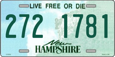 NH license plate 2721781