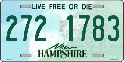 NH license plate 2721783