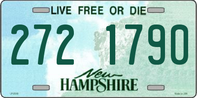 NH license plate 2721790