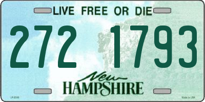 NH license plate 2721793