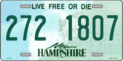 NH license plate 2721807