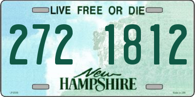 NH license plate 2721812