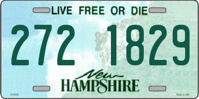 NH license plate 2721829