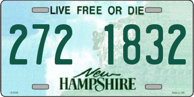 NH license plate 2721832