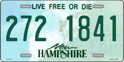 NH license plate 2721841