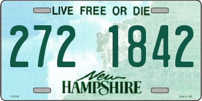 NH license plate 2721842