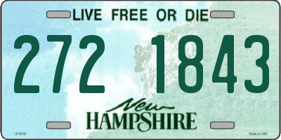 NH license plate 2721843