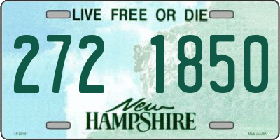 NH license plate 2721850