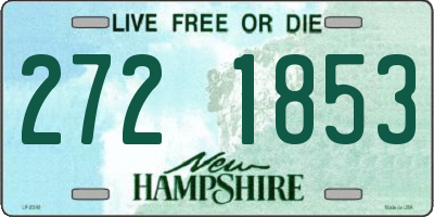 NH license plate 2721853