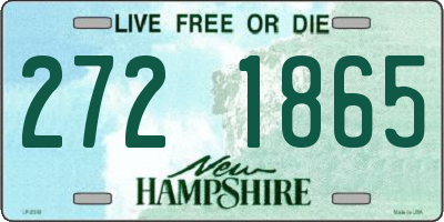 NH license plate 2721865