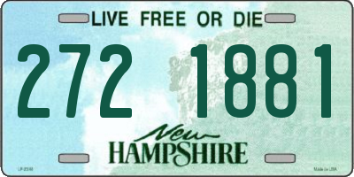 NH license plate 2721881