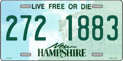 NH license plate 2721883