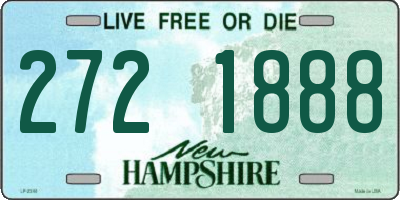NH license plate 2721888