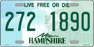 NH license plate 2721890
