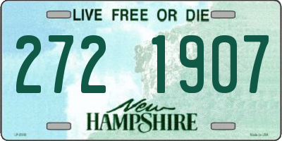 NH license plate 2721907