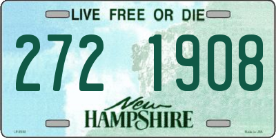 NH license plate 2721908