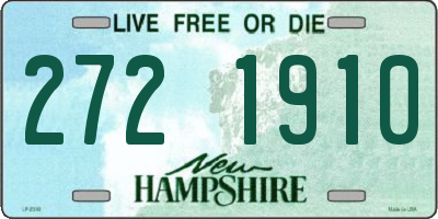NH license plate 2721910