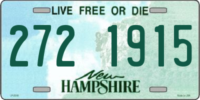 NH license plate 2721915