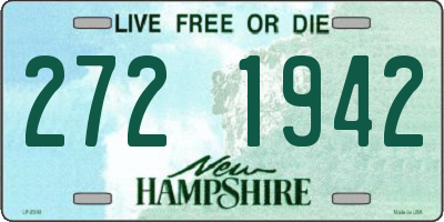 NH license plate 2721942