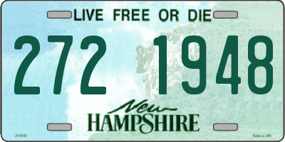 NH license plate 2721948