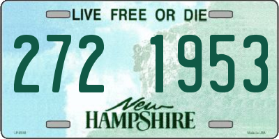 NH license plate 2721953