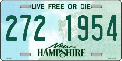 NH license plate 2721954