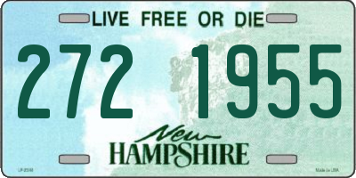 NH license plate 2721955