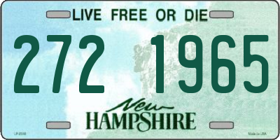 NH license plate 2721965