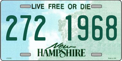 NH license plate 2721968