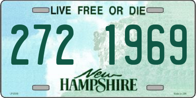 NH license plate 2721969