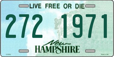 NH license plate 2721971