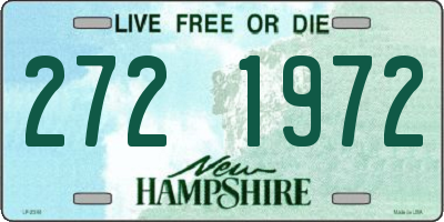 NH license plate 2721972