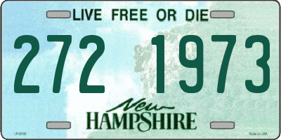 NH license plate 2721973