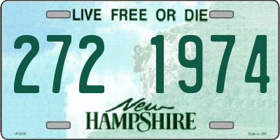 NH license plate 2721974