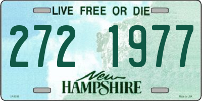 NH license plate 2721977