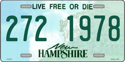 NH license plate 2721978