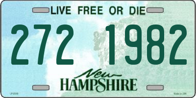 NH license plate 2721982