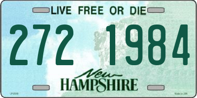 NH license plate 2721984