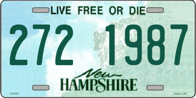 NH license plate 2721987