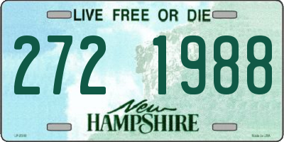 NH license plate 2721988