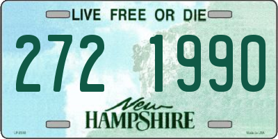 NH license plate 2721990