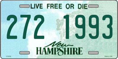 NH license plate 2721993