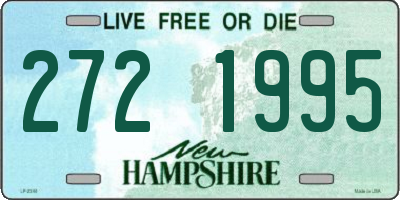 NH license plate 2721995
