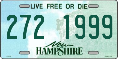 NH license plate 2721999